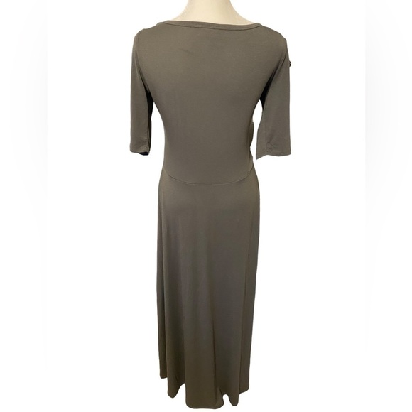 Lularoe Gray Anna dress size small - Picture 2 of 7